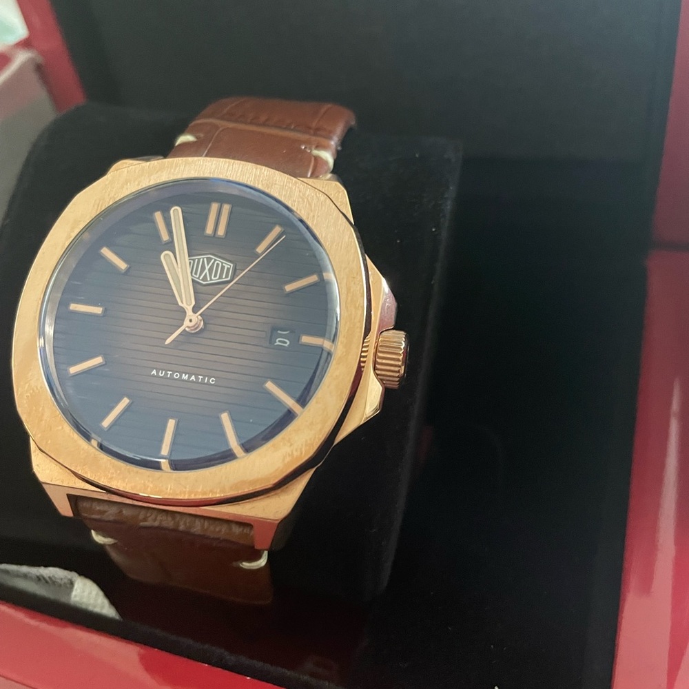 NWT Duxot Fumée Brown Watch